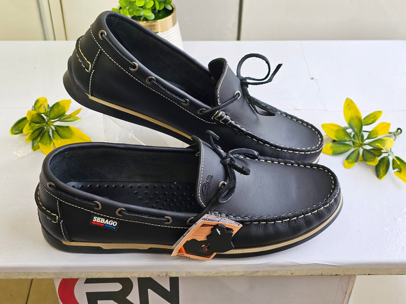 Mocassin sebago Cuir Noir