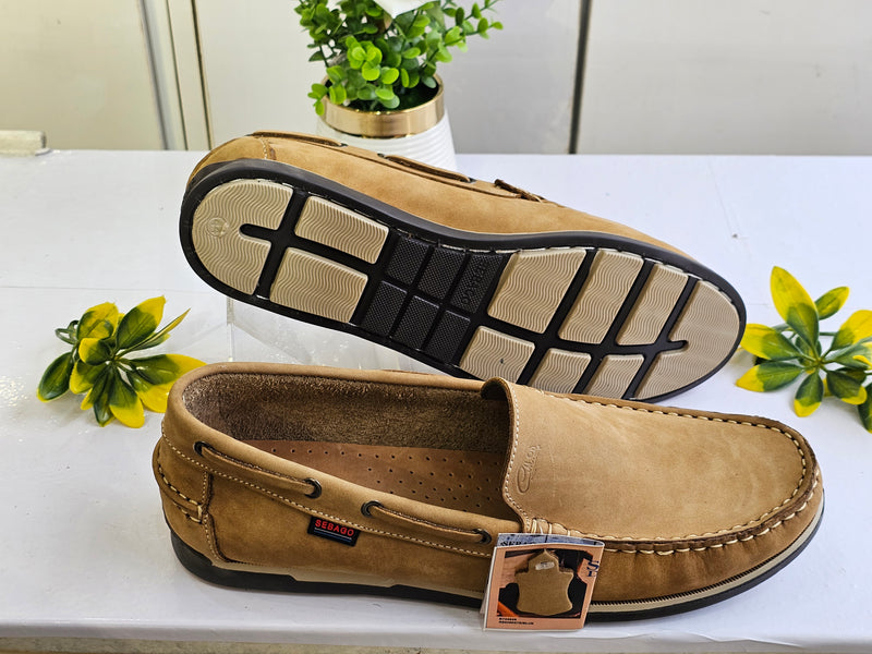 Mocassin Sebago Daim Tabac