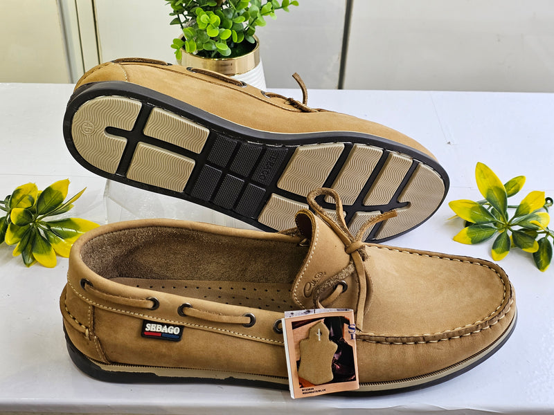 Mocassin Sebago Daim Tabac