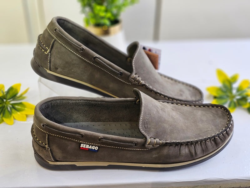 Mocassin Sebago Daim Gris