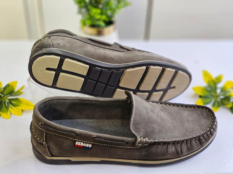 Mocassin Sebago Daim Gris