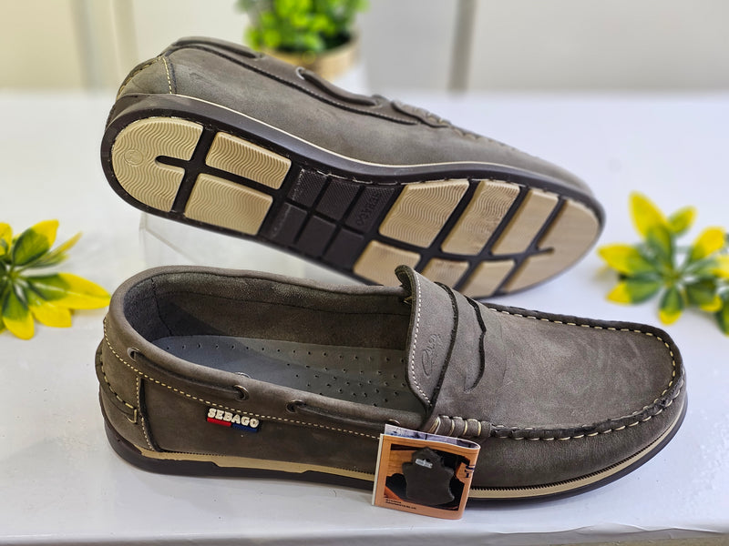 Mocassin Sebago Daim Gris