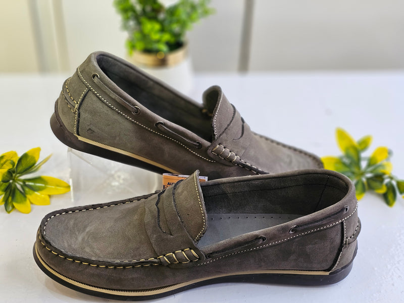 Mocassin Sebago Daim Gris