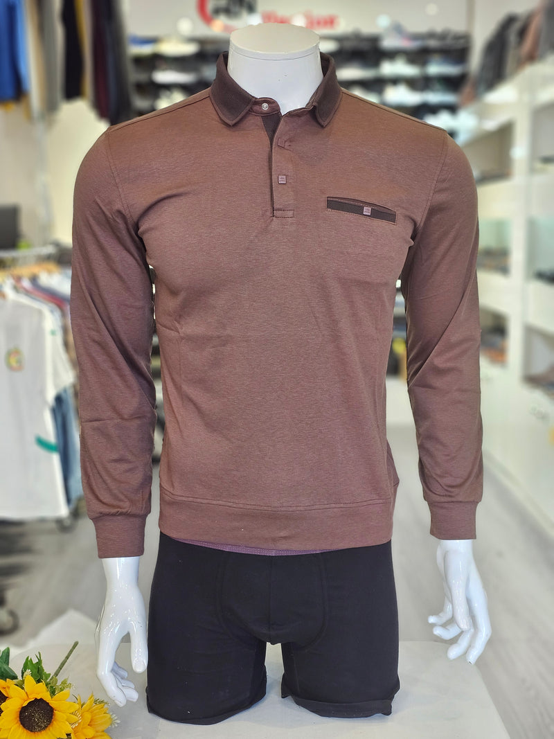 Polo LM Marron