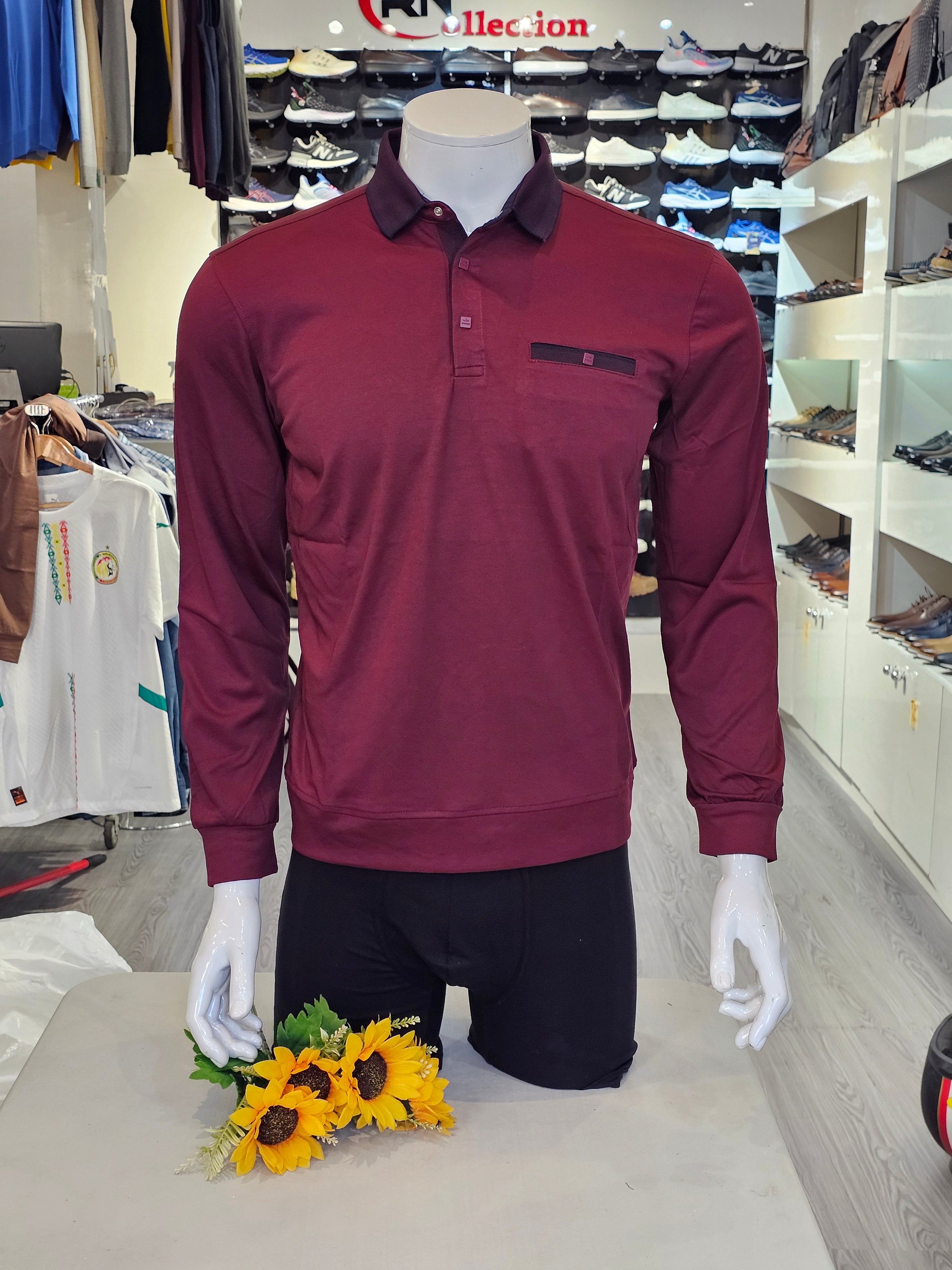 Polo LM Rouge Bordeaux