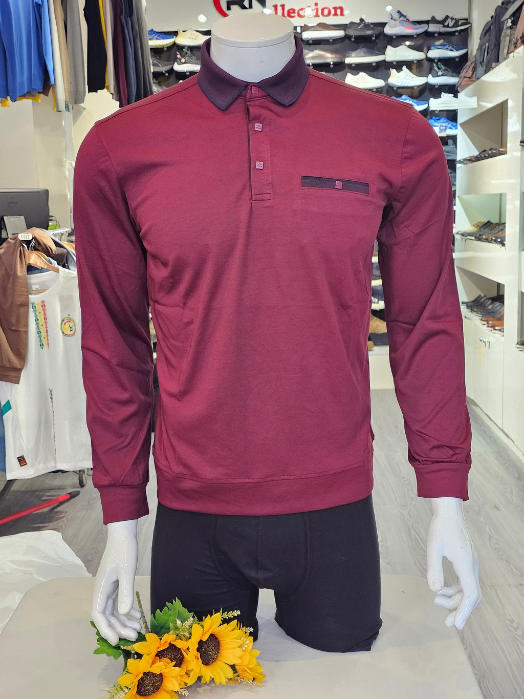 Polo LM Rouge Bordeaux