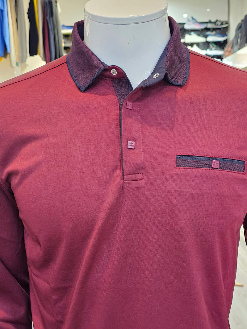 Polo LM Rouge Bordeaux