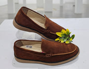 Mocassin NV Daim Marron