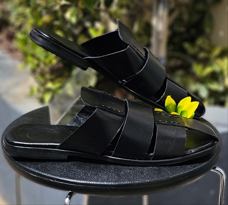 Sandale Cuir 23# Noir