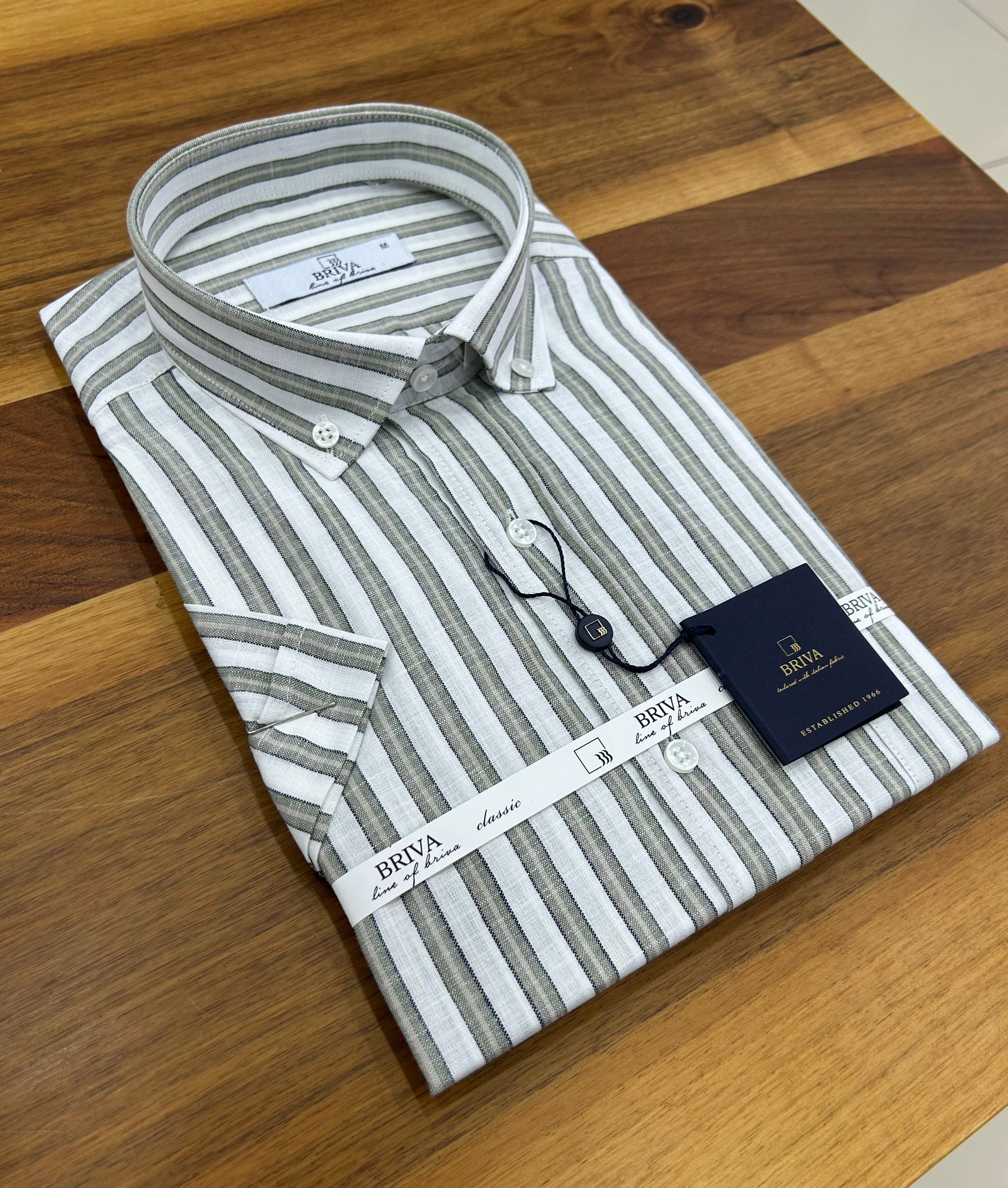 Chemise Lin courte manche