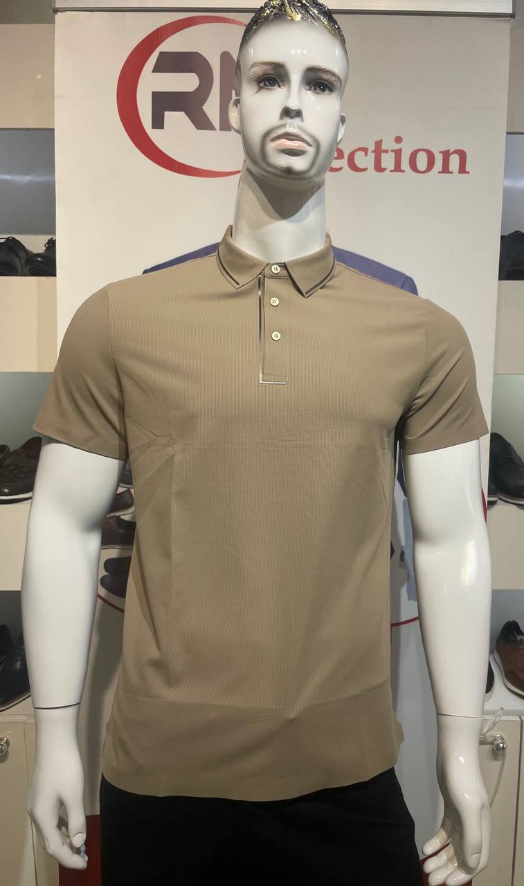 Polo Soie Glacèe Marron