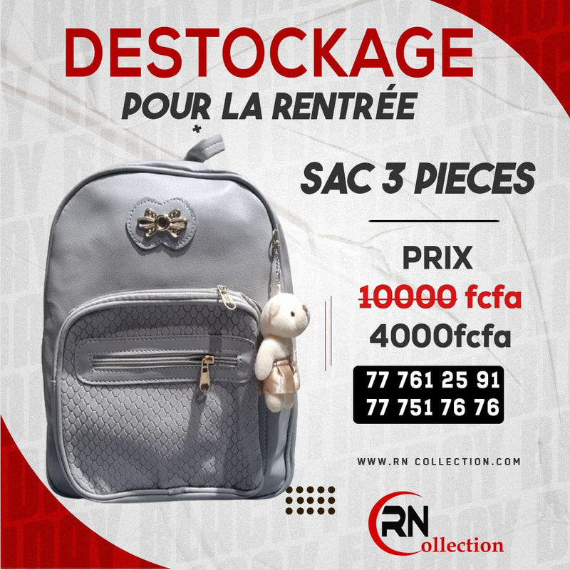 Sac fille 3pcs