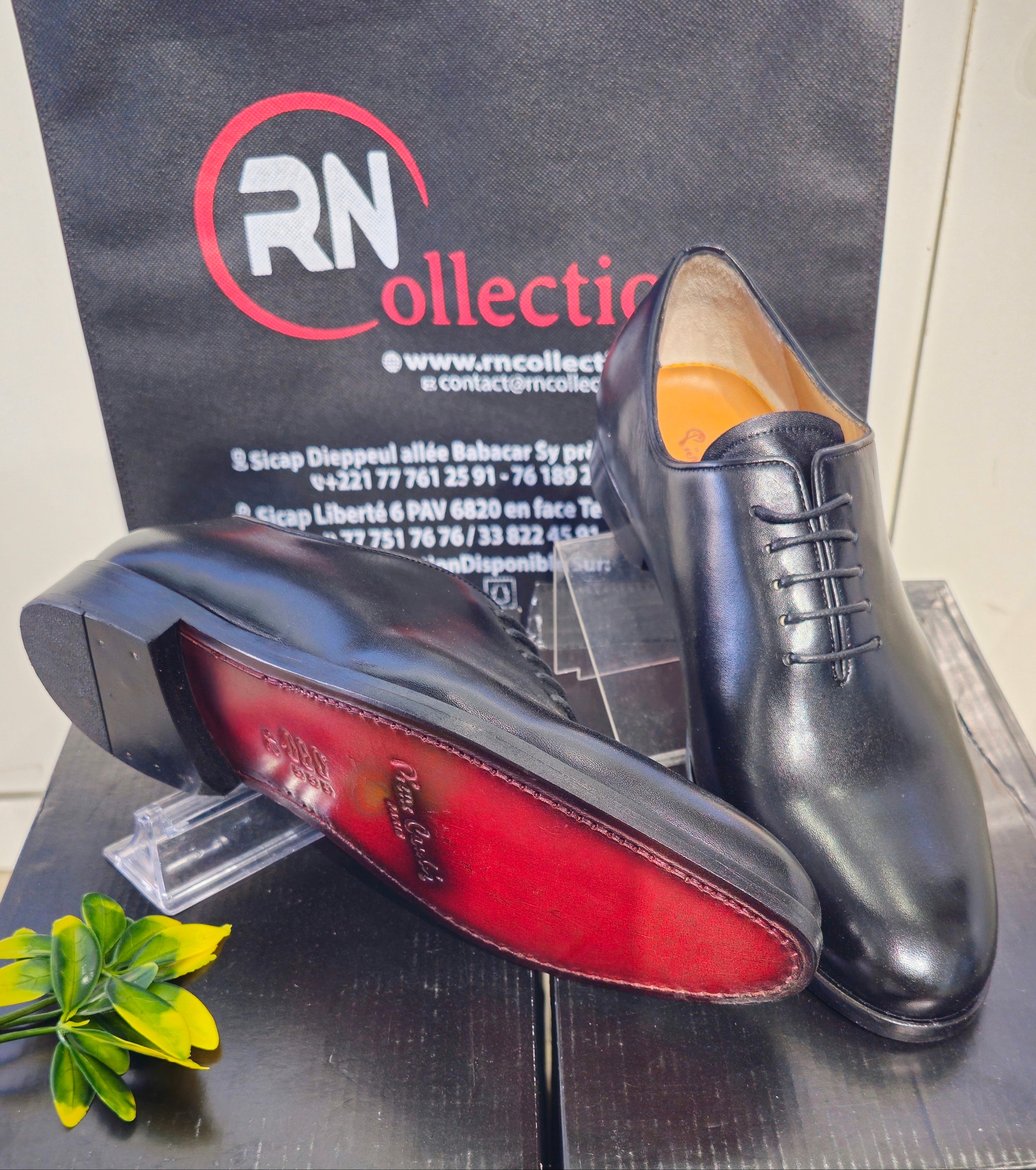 Chaussure Cuir 7222# Noir