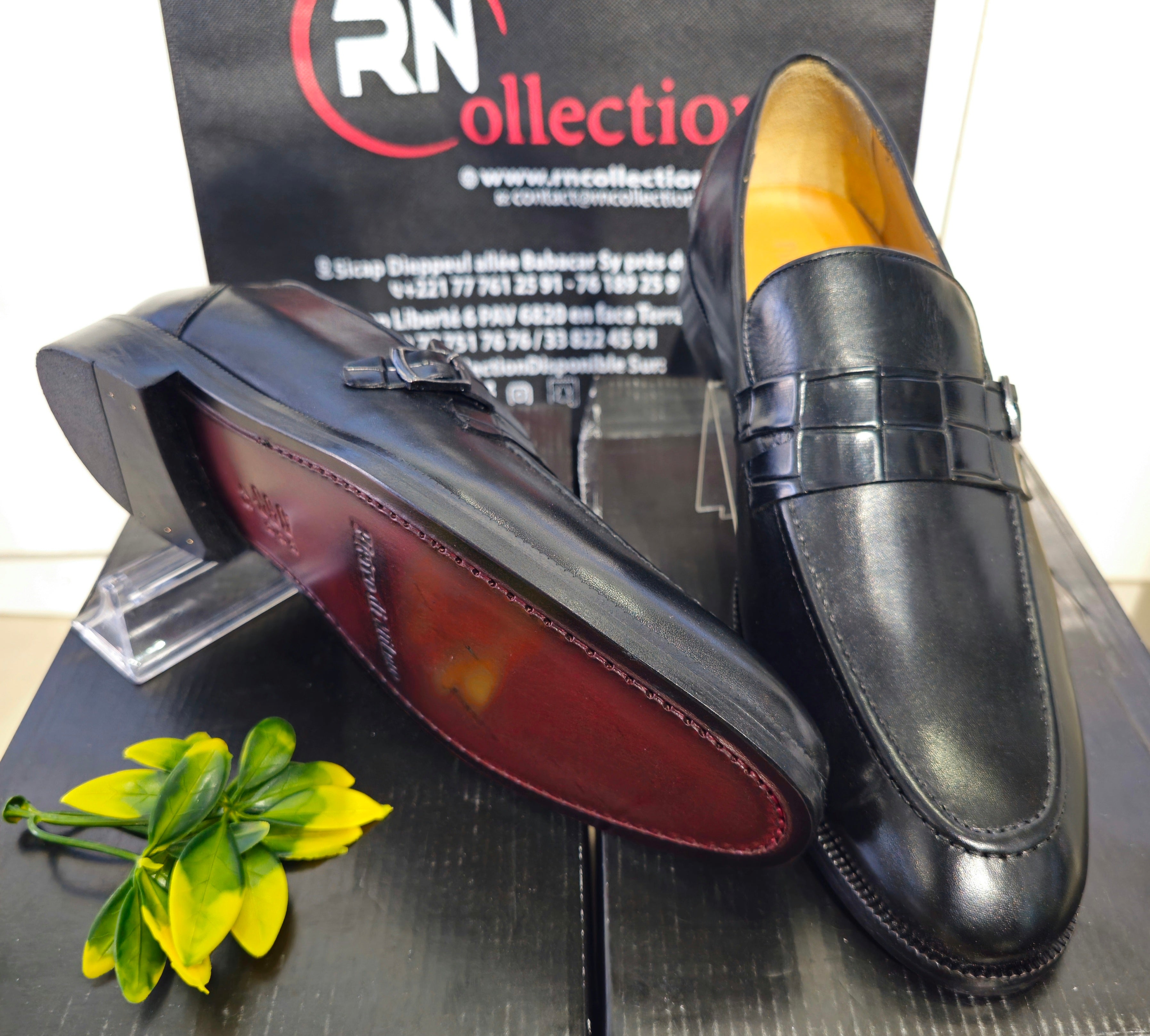 Chaussure Cuir 3411# Noir