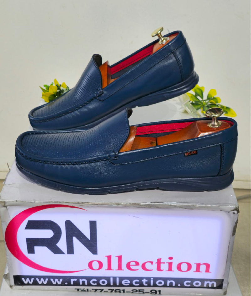 Mocassin  R100 Bleu