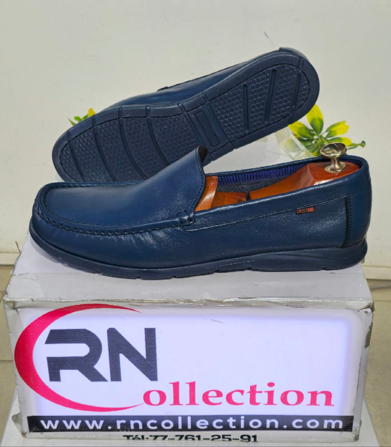 Mocassin R22 bleu