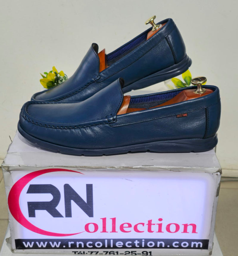 Mocassin R22 bleu