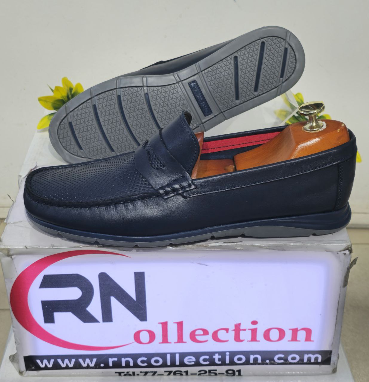 Mocassin R20 Bleu