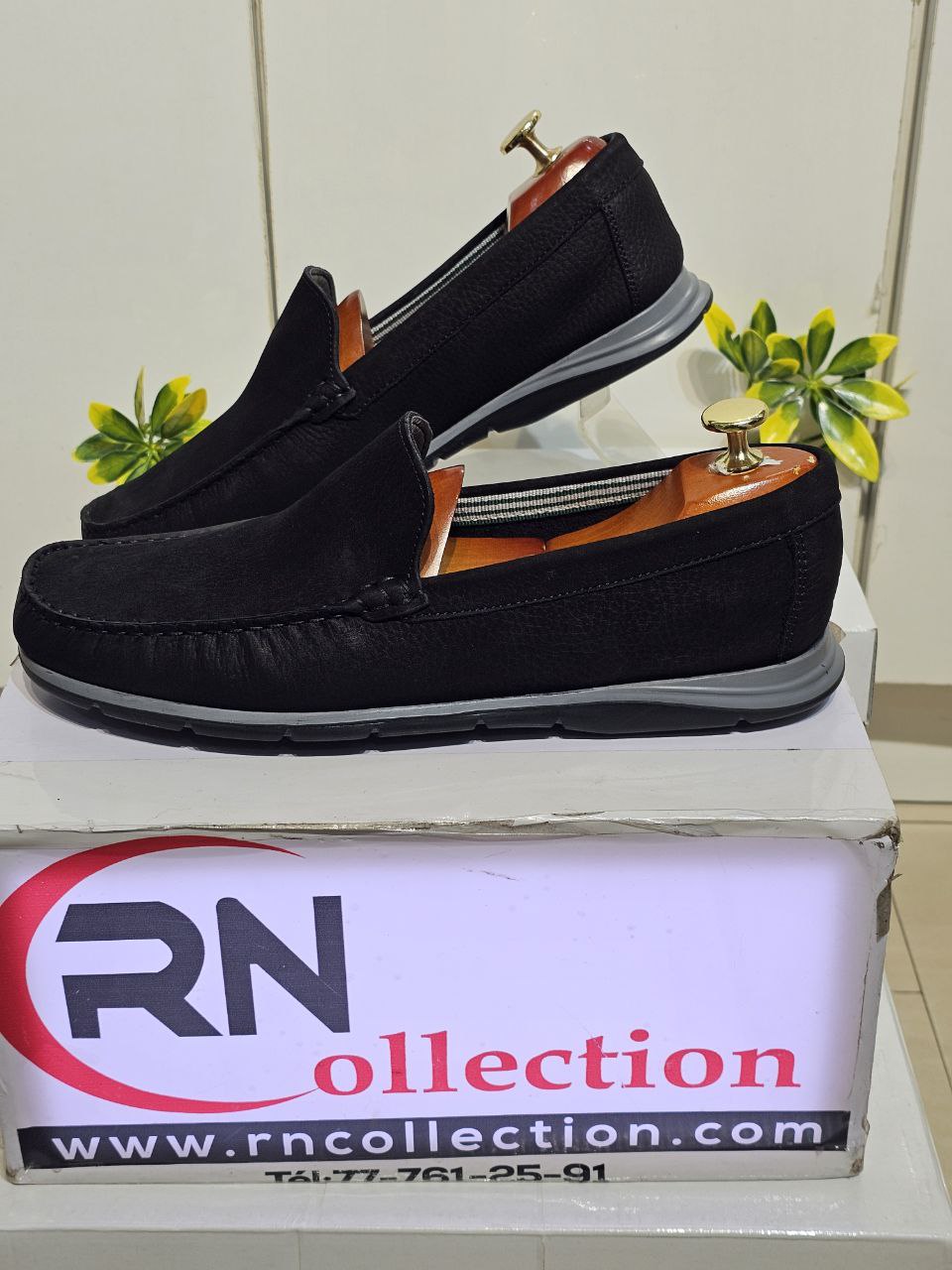 Mocassin R101 Daim Noir