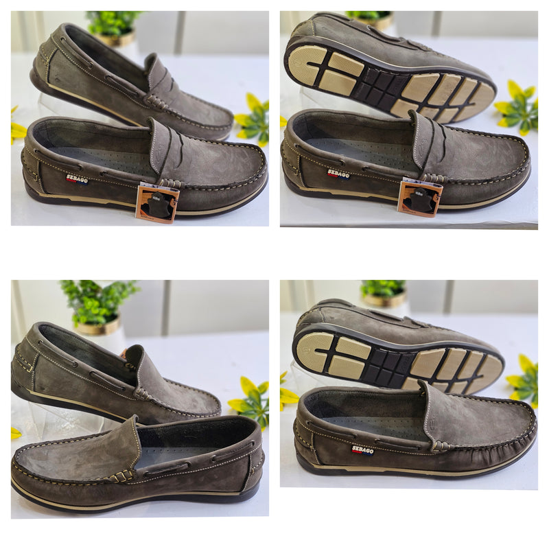 Mocassin Sebago Daim Gris