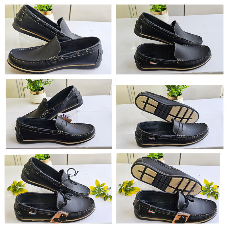 Mocassin sebago Cuir Noir