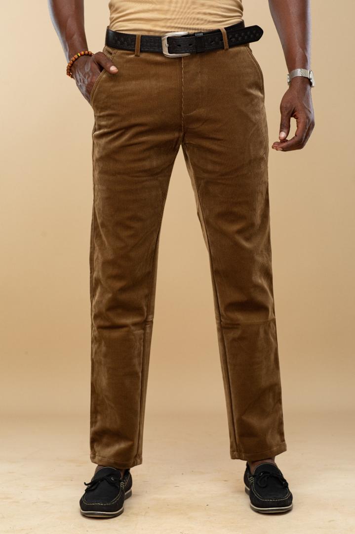 Pantalon velour velour beige