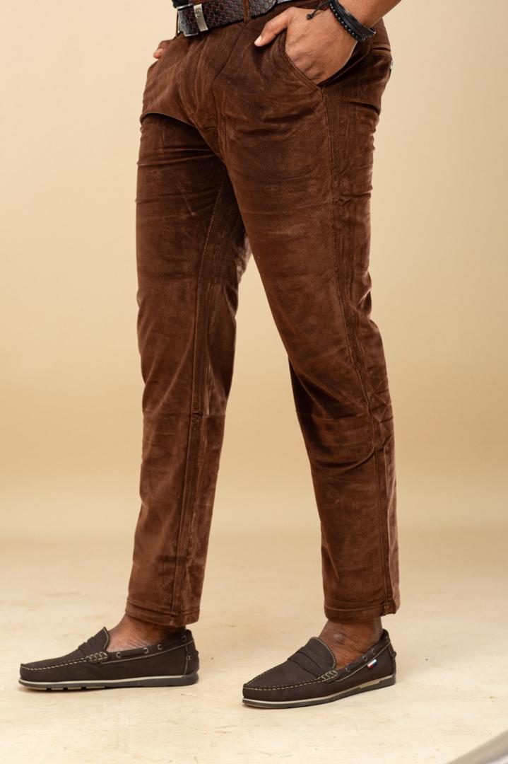 Pantalon Velour Marron