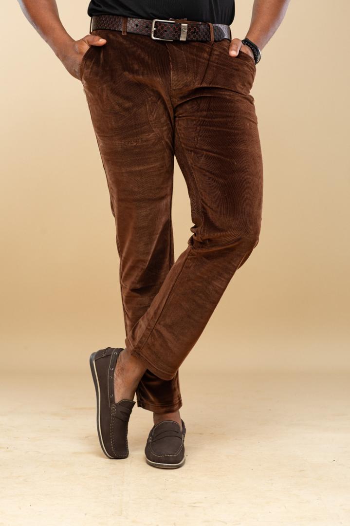 Pantalon Velour Marron