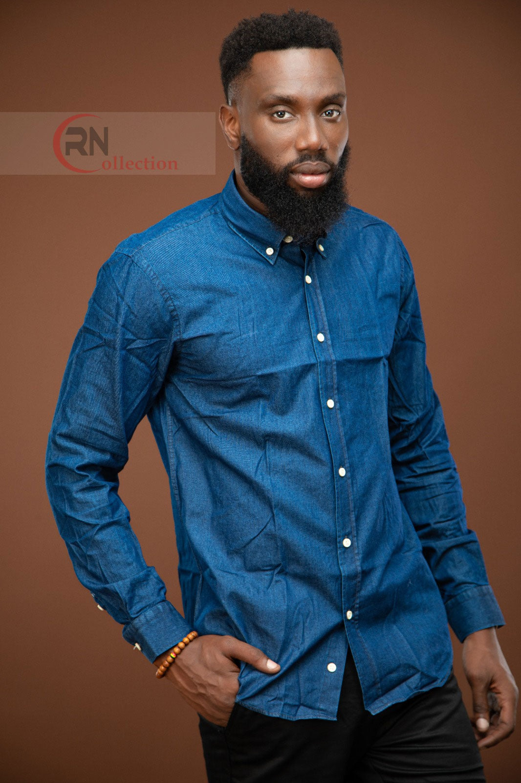 Chemise Jean Bleu Foncé