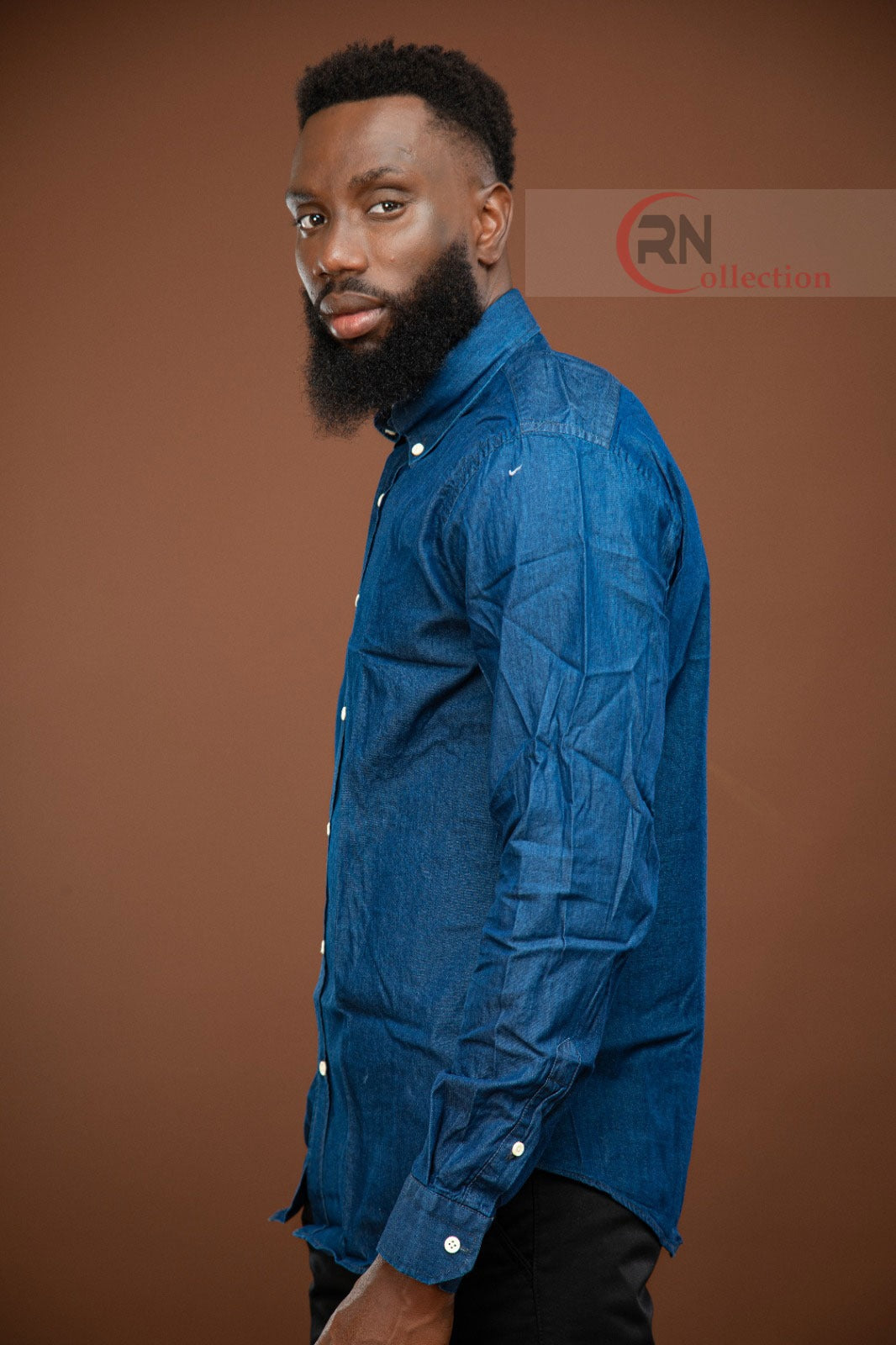 Chemise Jean Bleu Foncé