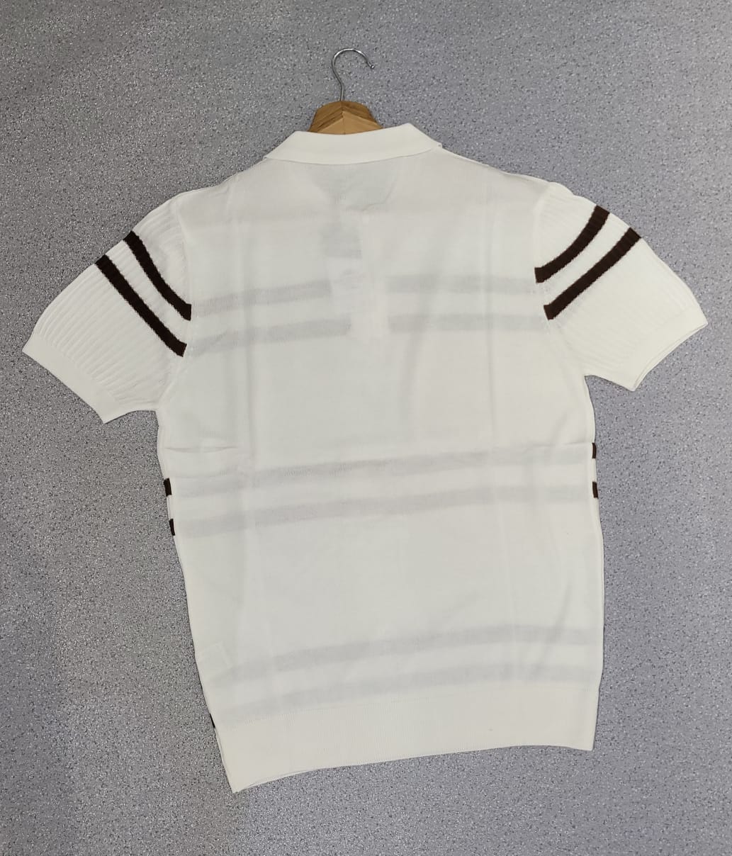 Polo Maille Blanc
