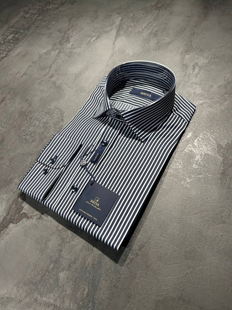 Chemise Rayure Noir