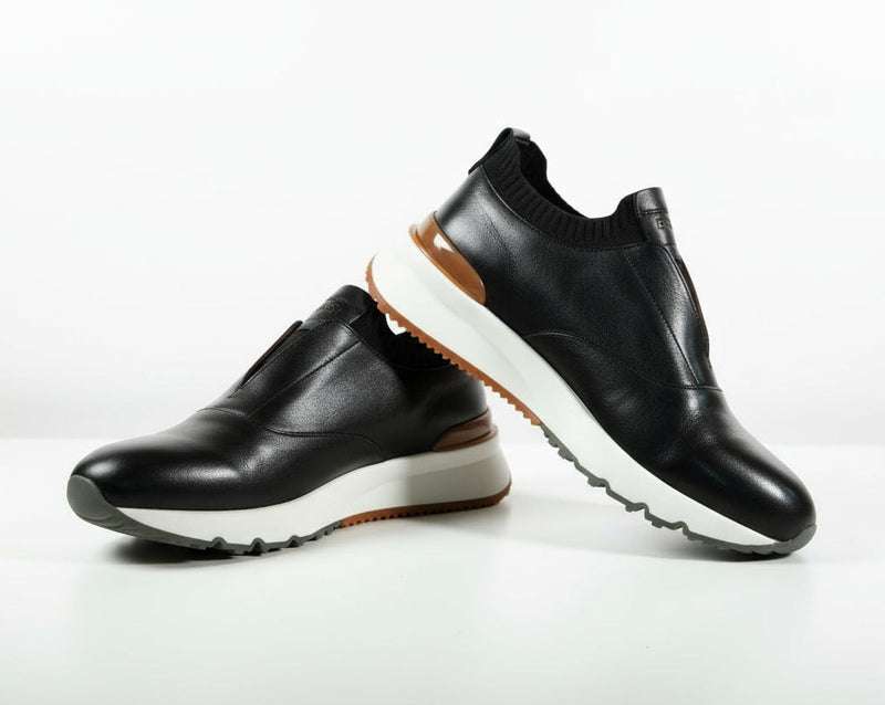 Basket Cuir 1028#Noir