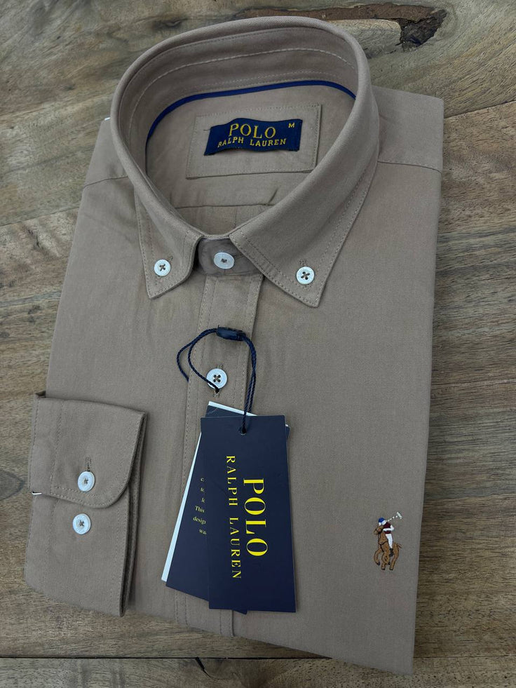 Chemise Polo Brun