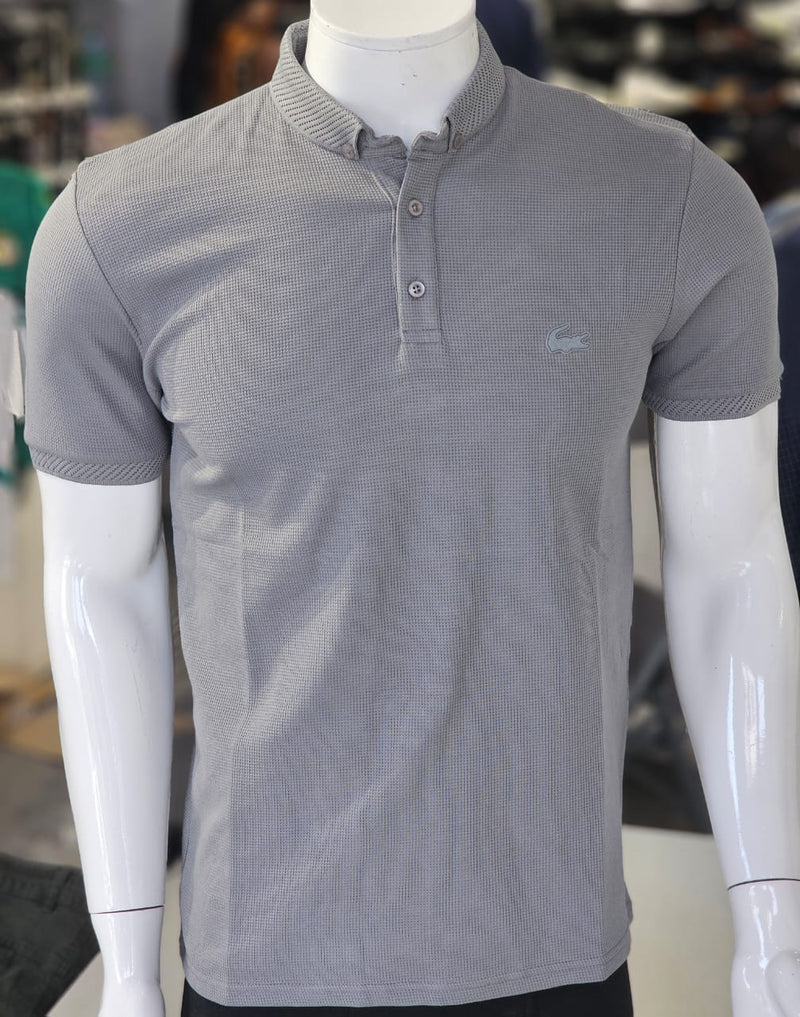 Polo col Button