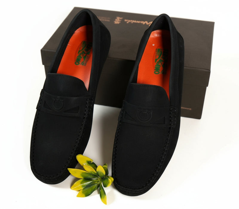 Mocassin Daim 8# Noir