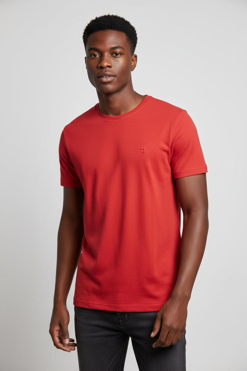 T-shirt Cotton AVVA Rouge