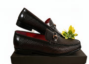 Chaussure Cuir 6688# Marron Crocco