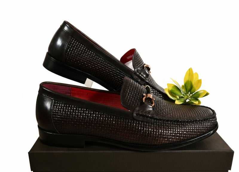 Chaussure Cuir 6688# Marron Crocco