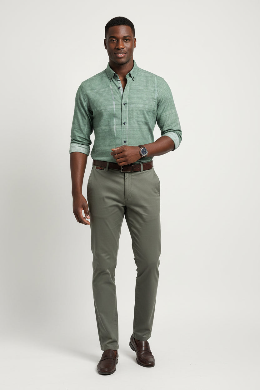 Ensemble Chemise kakki