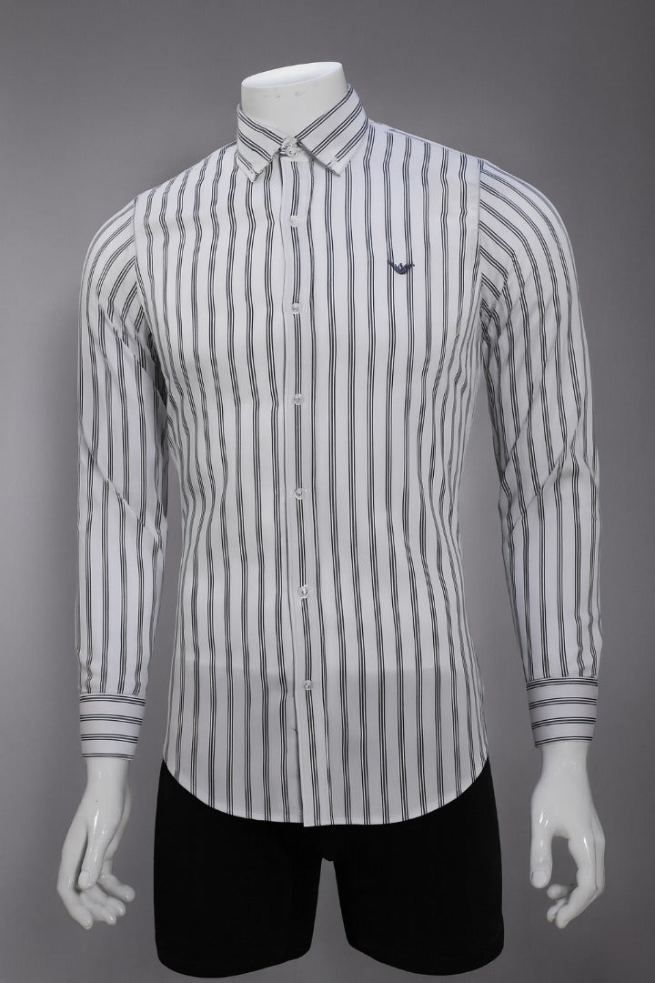 CHEMISE Rayure Noir