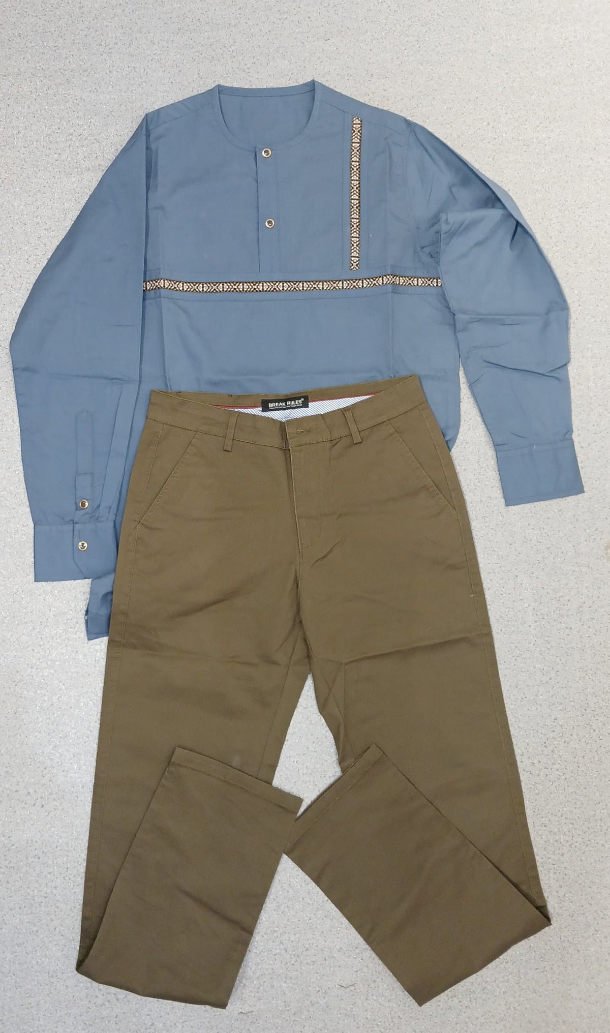 Ensemble Chemise Africaine + pantalon
