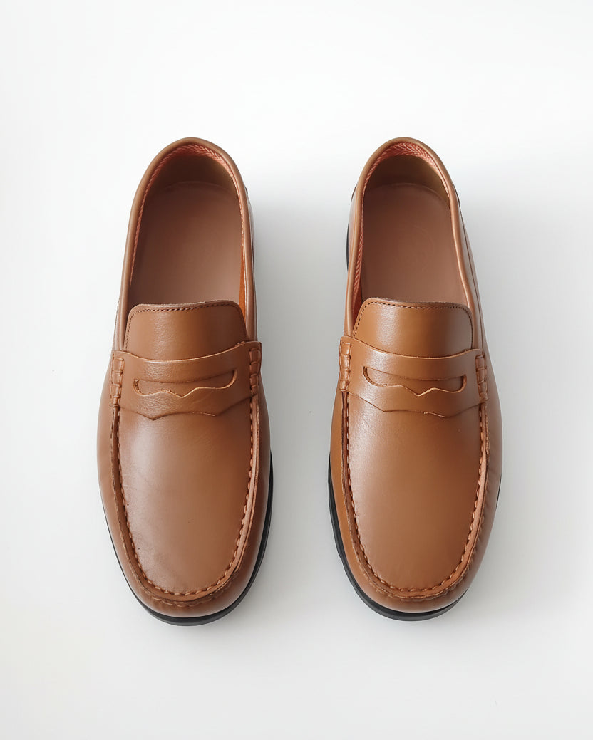 Mocassin Cuir R24 Tabac