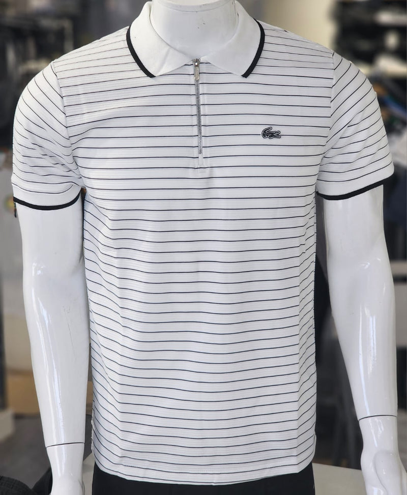 Polo Rayure Noir