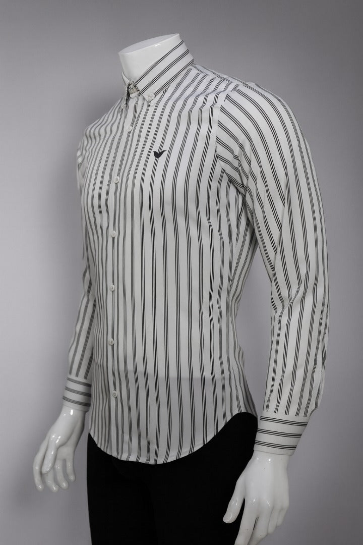 CHEMISE Rayure Noir
