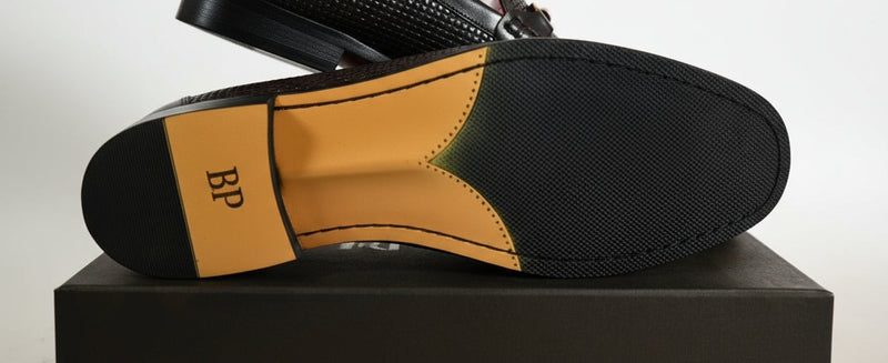 Chaussure Cuir 6688# Marron Crocco