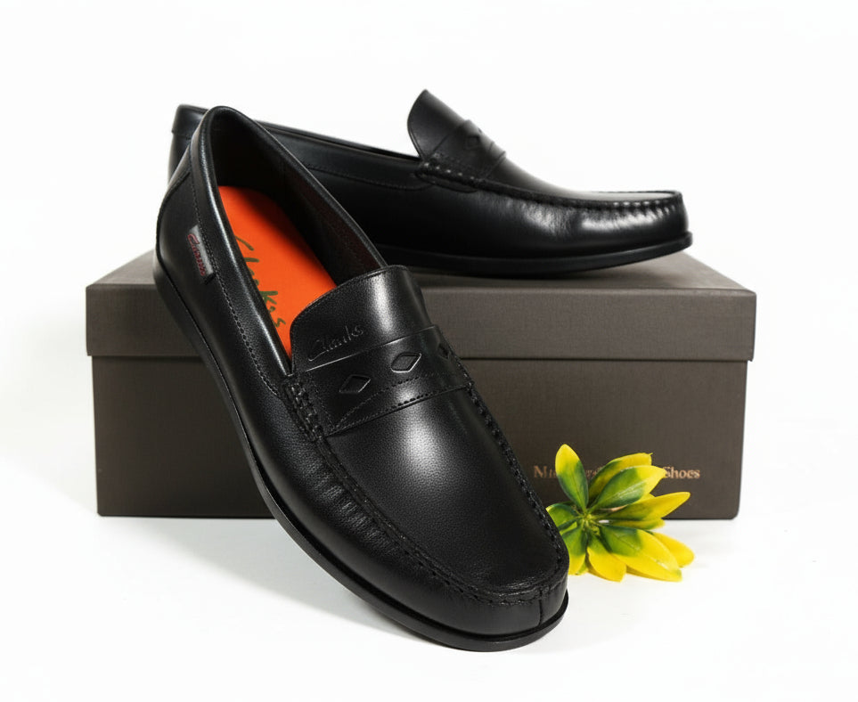 Mocassin Cuir 1# Noir