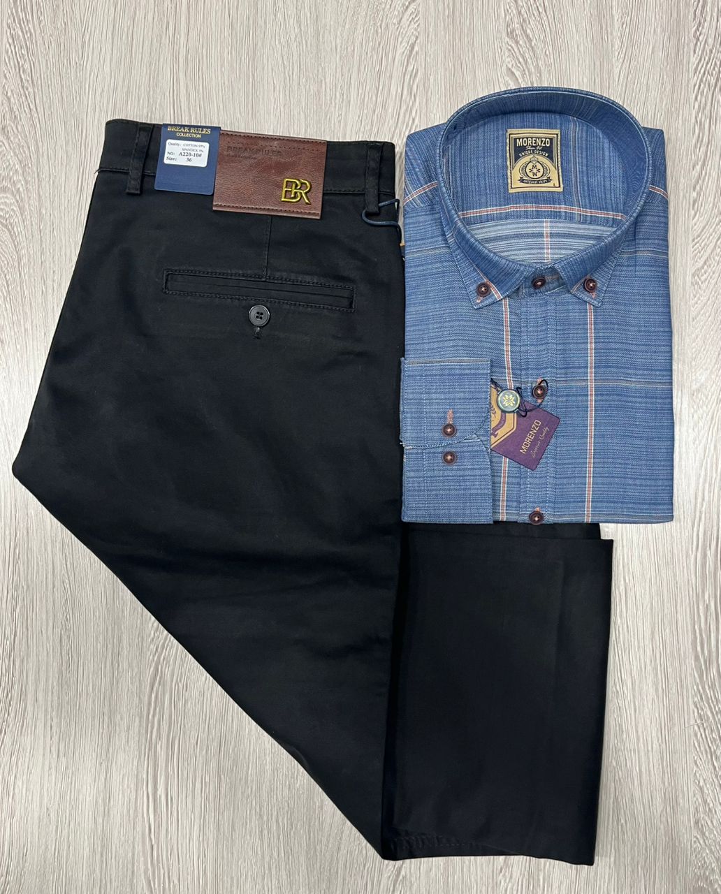 Ensemble Chemise Kakki