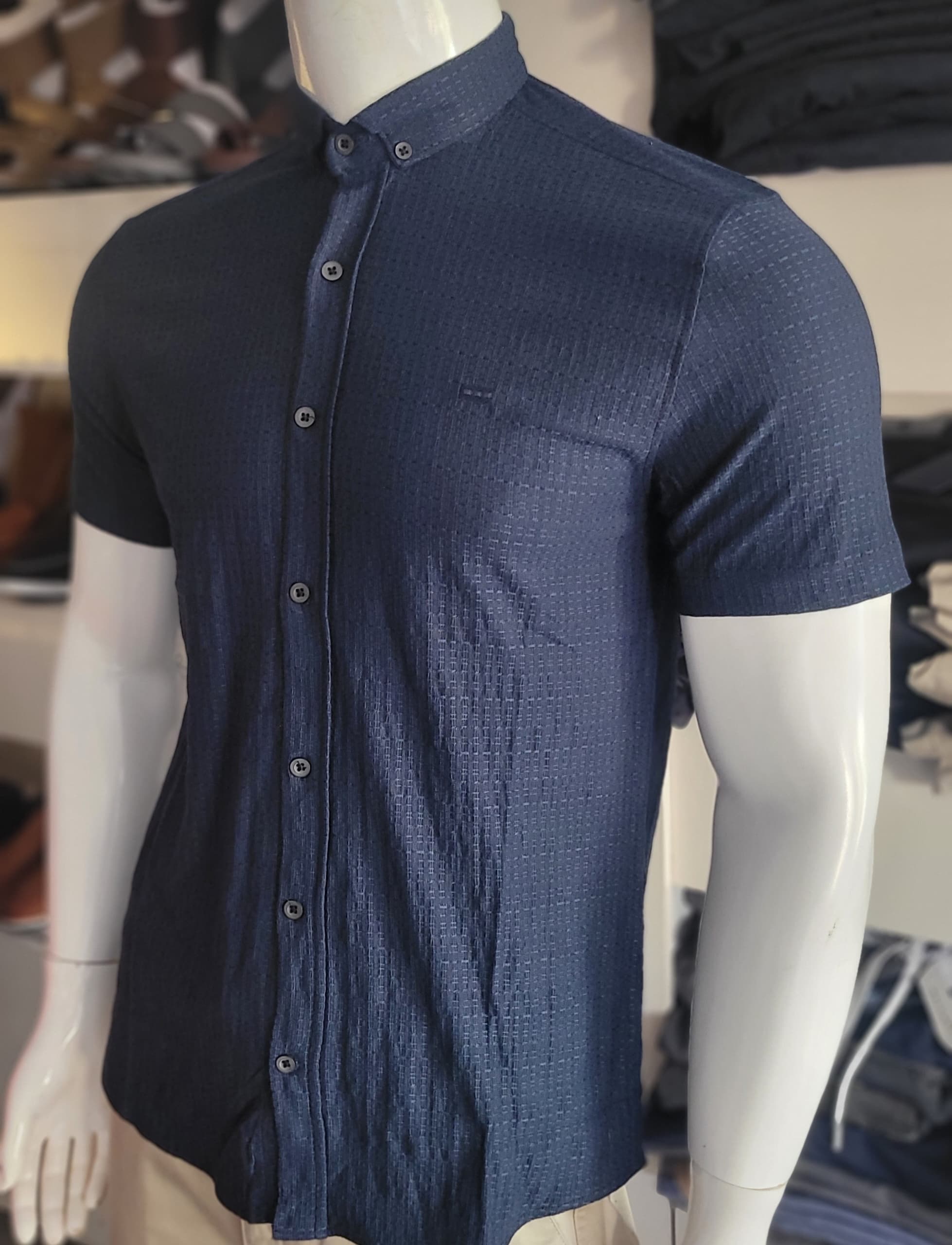 Chemise RYS Bleu de Nuit