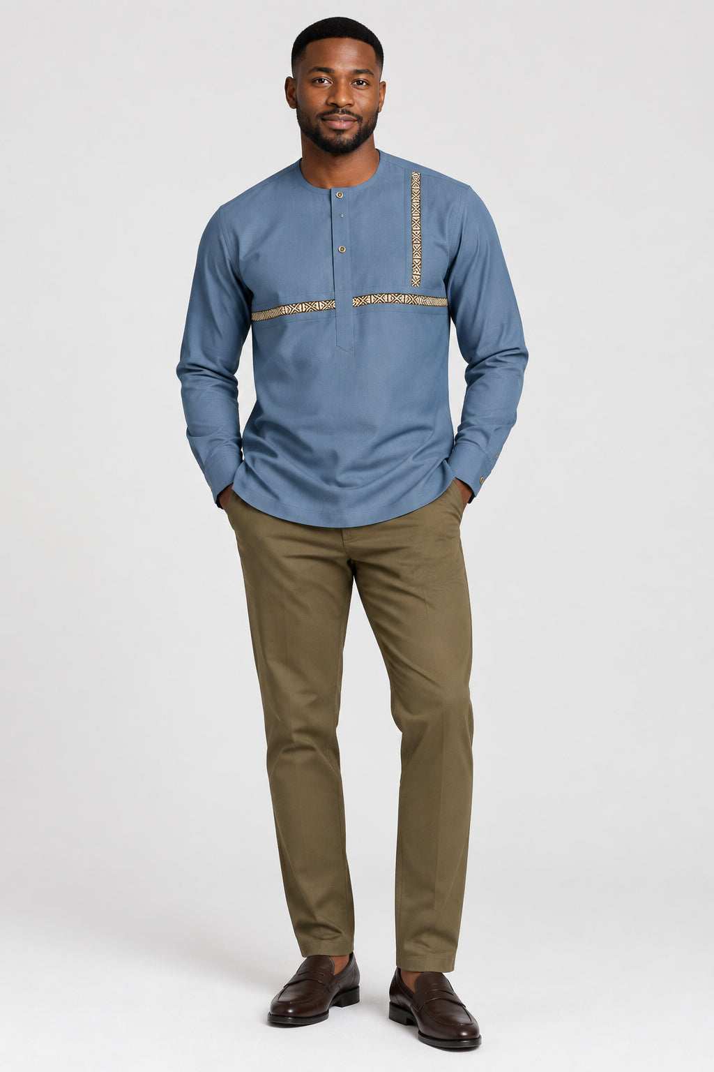 Ensemble Chemise Africaine + pantalon